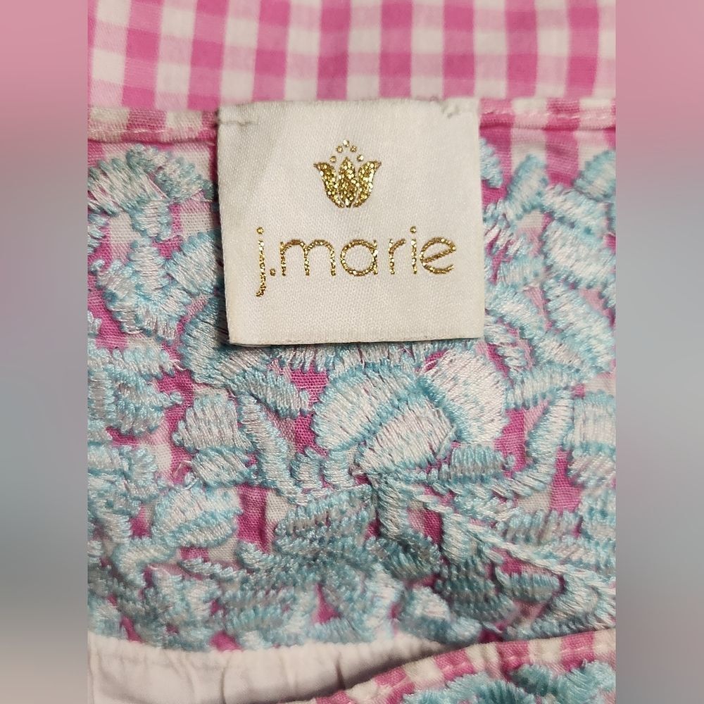 J. Marie embroidered lined slip on dress fits size M - Picture 6 of 7